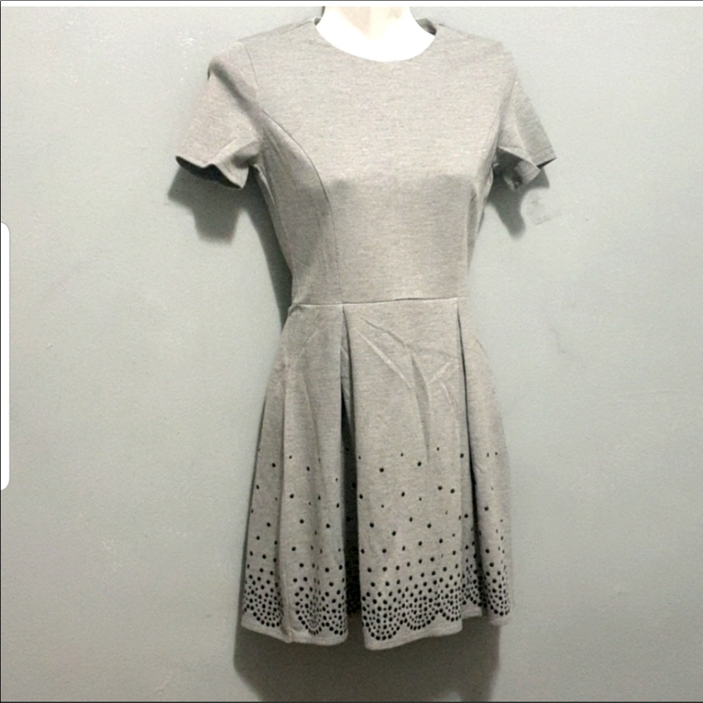 Gray A line dress